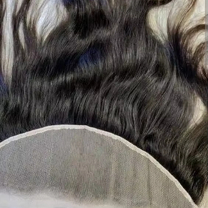 Extensiones de cabello humano Remy indio 13X4 de alta calidad de Color Natural 100% para Frontal de encaje - Product Image 1