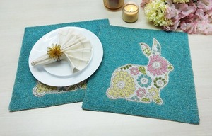 Chemin de table en bois perlé au design moderne et luxueux tendance de l'industrie 35x13 pouces, sous-plat écologique décoratif pour mariage et fête - Product Image 2