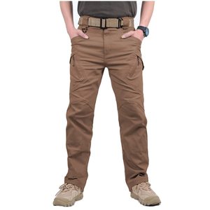 Pantalon d'extérieur multi-poches Logo personnalisé Pantalon de randonnée cargo décontracté multi-poches Street Wear décontracté pour hommes - Product Image 1