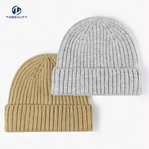 Gorro <span class=keywords><strong>de</strong></span> <span class=keywords><strong>Lana</strong></span> Tejida en Tonos Pastel <span class=keywords><strong>de</strong></span> Invierno 2025, <span class=keywords><strong>de</strong></span> Alta Calidad, con Logotipo Personalizado, para Hombre y Mujer, Venta al Por Mayor - Product Image 1