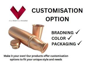 Huge Demand <b>Sale</b> Copper Thermos Bottle 1 L, Sip in style, stay refreshed The power of copper <b>for</b> your perfect drink Copper Flask - Product Image 3