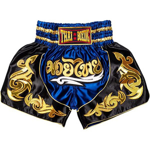 Pantalones cortos de Muay Thai personalizados para niños, apliques de sublimación, bañadores de artes marciales bordados, sublimación y apliques, precio al por mayor de fábrica - Product Image 6