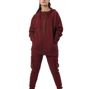 Ensemble de survêtement de jogging OEM pour femmes, vente en gros, survêtements de sport personnalisés bon marché pour femmes, vêtements de sport de jogging, survêtement respirant pour femmes - Product Image 6