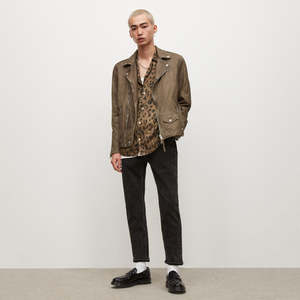 Chaqueta de Cuero para Hombre, Diseño 2026, Piel de Oveja de Alta Calidad, Cuello Alto, Logotipo Personalizado, Venta al Por Mayor a Precio Económico - Product Image 6