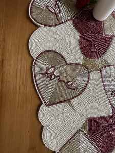 แผ่นรองจานทำมือประดับลูกปัดหรูหรา ทนทาน กันลื่น จาก MS Handicraft - Product Image 2