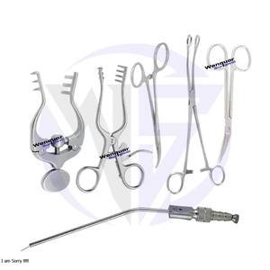 Juego de Instrumentos Quirúrgicos Manuales Reutilizables de Acero Inoxidable para Cirugía General, Kit Quirúrgico Completo Esterilizable con Certificación CE, Disponible para OEM - Product Image 1