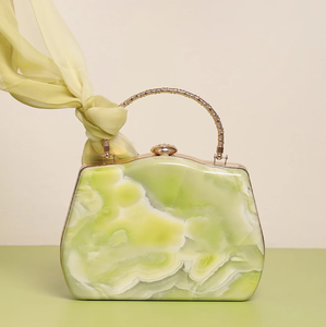 Embrayage à main en marbre minimaliste à gros, sacs à main en pierre élégants et élégants en vrac, dessins de mode modernes fabriqués à la main de qualité supérieure. - Product Image 2