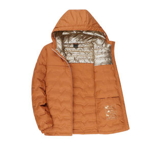 Chaqueta Bomber Acolchada de Invierno Unisex al por Mayor con Diseño de Burbujas Brillantes y Decoración Bordada, Impermeable y Resistente al Viento - Product Image 1