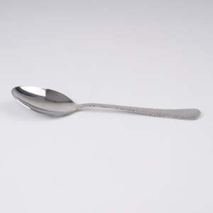 Ensemble de couverts en acier inoxydable de style vintage avec poignée martelée pour salle à manger rustique disponible au meilleur prix - Product Image 4