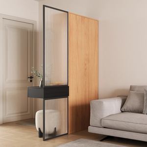 VEYAS 2026 Nouvelle Armoire d'Entrée de Luxe en Bois Massif, Cloison de Séparation pour Porte d'Entrée, Paravent de Salon, Meuble à Chaussures Intégré - Product Image 4
