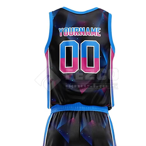Conjuntos de Uniformes de Baloncesto Transpirables para Hombre Adulto, Talla Grande, Alta Calidad, Sin Mangas, Precio Razonable - Product Image 5