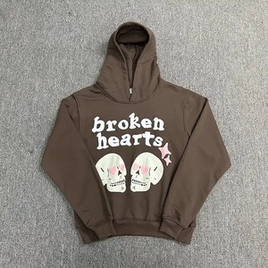 Vente en gros OEM Premium Quality Puff Print Sweat à capuche Set Custom Logo Survêtement pour homme Ensemble de jogging pour homme - Product Image 2