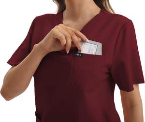 Ensembles d'uniformes unisexes grande taille pantalon de jogging en coton polyester sans couture détection d'aiguille médecins infirmières hôpital vente en gros - Product Image 3