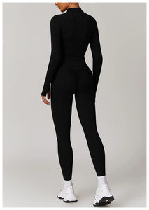 Nueva llegada al por mayor al aire libre logotipo personalizado entrenamiento gimnasio mujeres fitness conjunto - Product Image 4