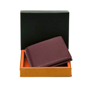 กระเป๋าสตางค์หนังสำหรับผู้ชายน้ำหนักเบาผลิตจากโรงงานผลิตตามสั่ง - Product Image 2