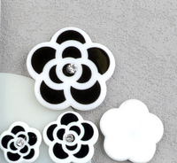Mini 3D Rose Fleur Flatback Résine Cabochon Nail Art Manucure Décoration DIY Charmes Téléphone Cas
