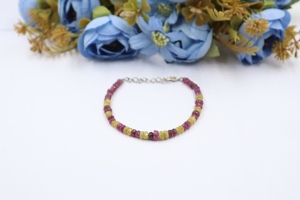 AAA+ Quality Natural Multi Sapphire Loose <b>Bracelet</b> Rondelle Cut Per Gram Christian Religious Stone Beads <b>Bracelets</b> - Product Image 3