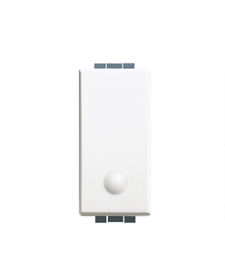 Pulsante luminoso 1 elemento 16A (Bticino Luna C4005L) - Product Image 1