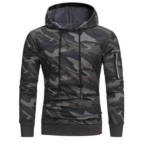 Sweat-shirts à manches longues pour hommes de haute qualité, nouvelle mode camouflage avec broderie de logo personnalisé, respirants et coupe-vent pour l'hiver - Product Image 1