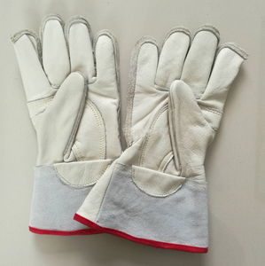 ถุงมือช่างไฟฟ้าหนังแท้ขายส่ง ผลิตจากหนังวัวแท้คุณภาพสูง ถุงมือช่างไฟฟ้าเพื่อความปลอดภัย - Product Image 5