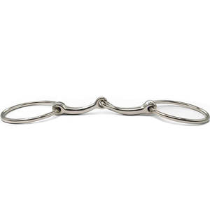 Mèche à anneau de haute qualité pour fer à cheval 5 pouces embout buccal formation et équitation contrôle des mèches à cheval léger fort équestre - Product Image 2