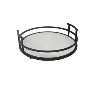 New Design Wooden Serving Trays With Handle for <b>Kitchen</b> Wholesale Serving Tray Household <b>Ornaments</b> Tray - Product Image 3