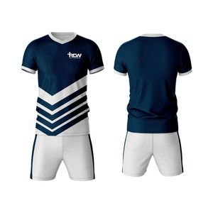 ชุดฟุตบอลและเซ็ตเสื้อเจอร์ซี่ผ้าตาข่ายออกแบบโลโก้ได้ตามต้องการ - Product Image 1
