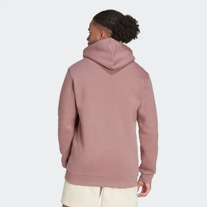 Custom Men's Hoodie High Quality Cotton Terry <b>Thick</b> <b>Fleece</b> Drop Shoulder Oversize Streetwear Embossed Printing Winter Solid - Product Image 2