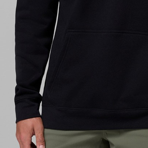 Sweat à capuche pour homme avec cordon de serrage réglable, manches longues, design pour l'hiver, service OEM, design de haute qualité avec poches latérales - Product Image 3