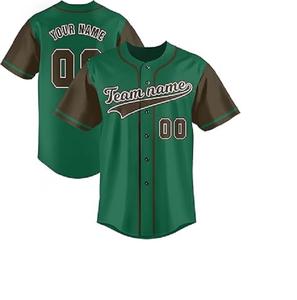 Jersey de béisbol transpirable de alta calidad Tipo de patrón sólido - Product Image 6
