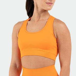 เสื้อชั้นในกีฬาแฟชั่นผู้หญิง สกรีนโลโก้ได้ ออกกำลังกาย ฟิตเนส แอคทีฟแวร์ - Product Image 5