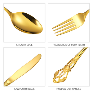 Ensemble de couverts en acier inoxydable de qualité supérieure, idéal pour la cuisine à domicile, les restaurants, les hôtels et l'usage quotidien - Product Image 4