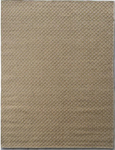 พรมผ้าฝ้ายทอพร้อมปอกระเจาธรรมชาติไม่ผ่านการถักทอดีไซน์แบบโมเดิร์นของชาวโมร็อกโกอินเดีย - Product Image 3