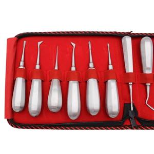 Juego de 13 Elevadores Dentales Manuales para Extracción de Dientes, Fórceps de Acero Inoxidable, Elevador Curvo para Extracción de Raíces - Product Image 3