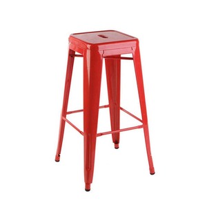 GCFC021- Silla Alta Roja de Estilo Industrial TOLIX con Diseño Estable - Product Image 1