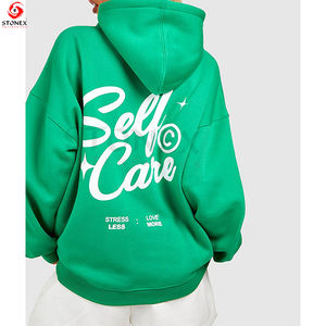 Sweats à capuche personnalisés pour filles, vêtements d'hiver, style décontracté, grande taille, col à capuche en polyester/coton très vendu - Product Image 3