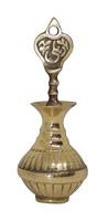 Adiba Home Decor Funnel Surma en laiton, moderne, multifonctionnel, avec projection, antidérapant, réglable, applicateur de Kohl et Kajal, pour bureau