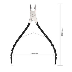 QNQ Curved Blade Stainless Steel <b>Cuticle</b> <b>Nipper</b> with Wide Jaw Opening Durable & Sharp for Baby & Adult Toe Nail Care - Product Image 2
