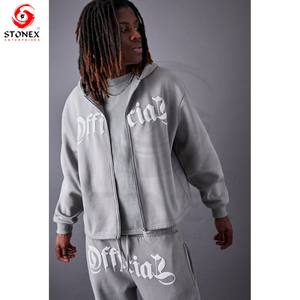 Men Tracksuit Running Set Breathable <b>Lightweight</b> Sports Suit <b>hoodie</b> and Trouser Training Gym for Men Custom Logo Print - Product Image 4