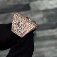 Bague Halo Carrée en Argent Sterling 925 avec Diamant Moissanite VVS, Sertie de Pierres, Numéro Personnalisé, Style Hip Hop, pour Hommes et Femmes
