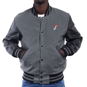 Vente en gros de veste Letterman Varsity personnalisée pour hommes grande taille peau de vache manches d'hiver capuche en fourrure chenille imperméable et respirante pour - Product Image 6