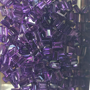 พลอยแอมะทิสต์สีม่วงธรรมชาติจากแอฟริกา ทรงบาแก็ตต์ ขนาด 6x3 มม. คุณภาพดีที่สุด สำหรับทำเครื่องประดับ - Product Image 5