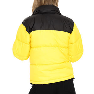 Chaquetas acolchadas para mujer con cremallera, invierno, Color sólido, esponjoso, para mujer, OEM, diseño de logotipo personalizado, transpirable, térmico, a prueba de viento, mayorista - Product Image 2