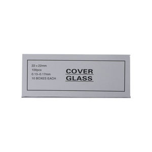 実験室使用0.13-0.17mm厚さカバーガラス22 * 22mm顕微鏡カバーガラス - Product Image 2