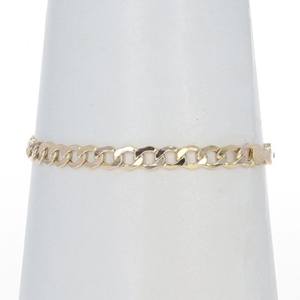 18K Jaune Plaqué Or Franco Chaîne Bracelet pour Homme Vintage Style Jade Gourmette Lien Bracelet Véritable Or Bijoux De Mode - Product Image 5