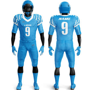 Conception personnalisée Uniforme de football américain Nouveau look Léger et confortable Taille XL Sublimation Impression pour le football OEM - Product Image 5