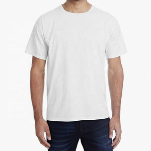 Nouveau dernier Design solide blanc T-shirts à manches courtes col rond hommes t-shirt pour homme pas cher prix T-shirt unisexe Slim Fit - Product Image 6
