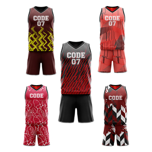 American College Sports Premium Quality Conjunto de uniforme transpirable-Jersey de baloncesto juvenil Pantalones cortos de verano Sublimación única - Product Image 1