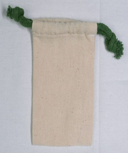 Sac cosmétique à cordon en coton biologique 100% pour femmes, tissu recyclé doux, Logo personnalisable, stockage de voyage - Product Image 3