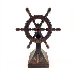 Premium Quality 2 Vintage Brass <b>Ship</b> <b>Wheels</b> High Quality Best Nautical <b>Ship</b> <b>Wheel</b> Handmade Decor - Product Image 2